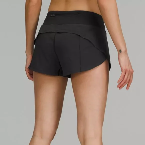 Lululemon Speed Up Low-Rise Lined Shorts in Black - Picture 1 of 8